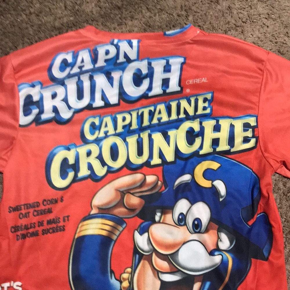 🔥NEW (XL) 🎉CAPITAINE CROUNCHE rayon tee shirt.💥$20 WOW!! - Picture 4 of 4